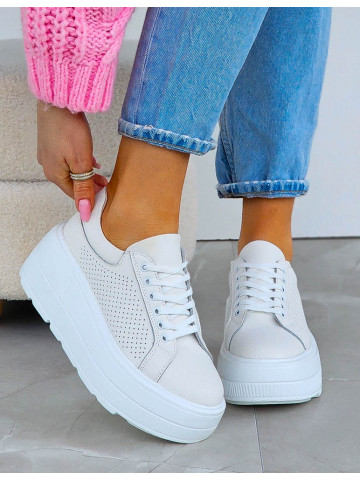 Premium Eleganckie Skórzane Sportowe Półbuty Trampki Vinceza