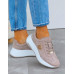 Premium Eleganckie Skórzane Sportowe Półbuty Trampki Latte Premium Eleganckie Skórzane Sportowe Półbuty Trampki Latte