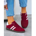 Bordowe Buty Sportowe Sneakersy Comfort Bordowe Buty Sportowe Sneakersy Comfort