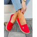 Czerwone Espadryle Mokasyny Na Plecionej Podeszwie Must Czerwone Espadryle Mokasyny Na Plecionej Podeszwie Must