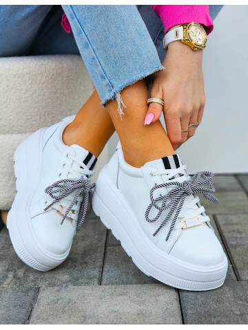 Premium Eleganckie Skórzane Sportowe Półbuty Trampki Luna