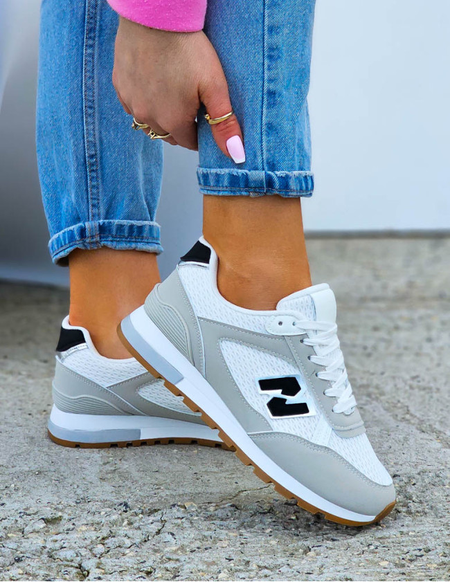 Białe Buty Sportowe Damskie Niu Bee Street Białe Buty Sportowe Damskie Niu Bee Street