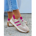 Skóra Naturalna Trampki Sneakersy Buty Sportowe Empire Rose Skóra Naturalna Trampki Sneakersy Buty Sportowe Empire Rose