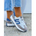 Skóra Naturalna Trampki Sneakersy Buty Sportowe Empire Blue