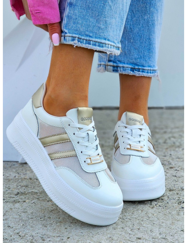 Premium Eleganckie Sportowe Półbuty Skóra Naturalna Carins