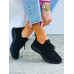 Lekkie Czarne Buty Sportowe Damskie Soft 
