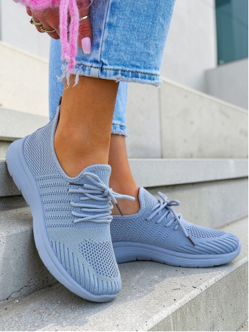 Lekkie Szare Buty Sportowe Damskie Soft Lekkie Szare Buty Sportowe Damskie Soft