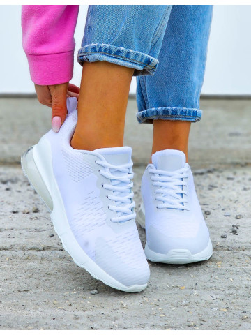 Białe Sneakersy Buty Sportowe New Blances