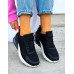 Czarno-Białe Sneakersy Buty Sportowe New Blances