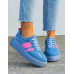 Niebieskie Buty Sportowe Na Platformie You Go