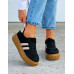 Czarne Buty Sportowe Na Platformie You Go