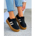 Czarne Buty Sportowe Na Platformie You Go