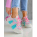 Kolorowe Buty Sportowe Na Platformie Slim Fit Green