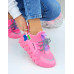 Różowe Buty Sportowe Na Platformie Fit Love