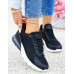 Czarno-Białe Sneakersy Buty Sportowe New Blanced