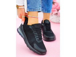 Czarne Sneakersy Buty Sportowe New Blanced