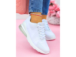 Białe Sneakersy Buty Sportowe New Blanced