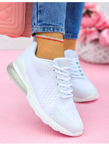Białe Sneakersy Buty Sportowe New Blanced