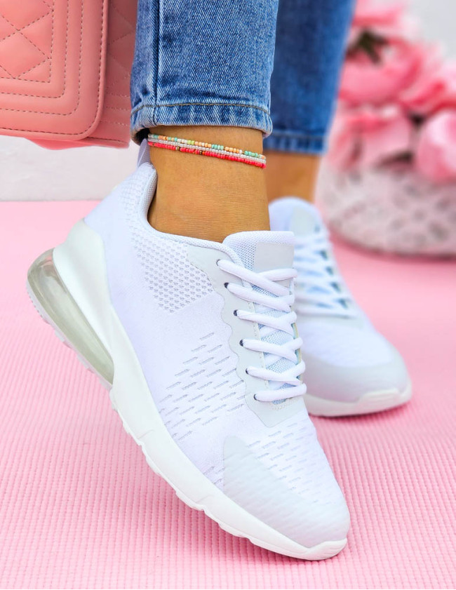 Białe Sneakersy Buty Sportowe New Blanced