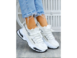 Białe Sneakersy Na Platformie Buty Sportowe Balenciga