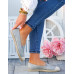 Szare Espadryle Balerinki Damskie Z Eco Skóry