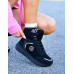 Sportowe Buty Zimowe Trapery Ocieplane Botki Suzzy Czarne