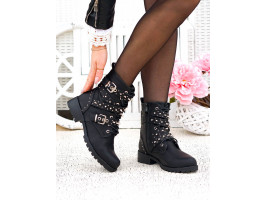 Glany Botki Na Zimę Buty Workery Saturn