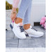 Białe Klasyczne Buty Sportowe Damskie Ze Skóry Royal