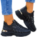 Czarne Buty Sportowe Na Grubej Podeszwie Vices
