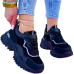 Czarne Klasyczne Buty Sportowe Sneakersy Michell