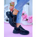 Czarne Klasyczne Buty Sportowe Sneakersy Michell