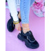 Czarne Klasyczne Buty Sportowe Sneakersy Michell