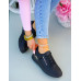 Czarne Klasyczne Buty Sportowe Sneakersy Proffesional