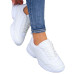 Białe Damskie Buty Sportowe Fills