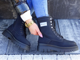 Buty Ocieplane Zimowe Trapery Botki Damskie HiTec