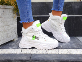 Botki Sneakersy Buty Sportowe  Na Zimę Ocieplane Jezz