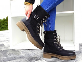 Trapery Buty Damskie Z Wyższą Cholewką Ferro