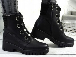 BOTKI WORKERY BALCK GLAMOUR GRUBY SPÓD