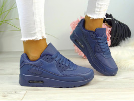 Buty Sportowe Damskie Sneakersy Granatowe Air