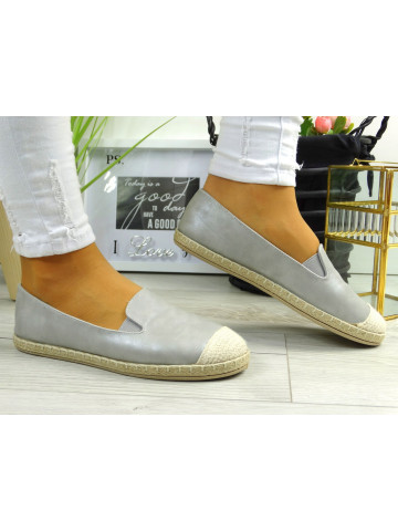 ESPADRYLE BALERINKI TRAMPKI TENISÓWKI GREY