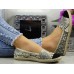 ESPADRYLE TRAMPKI TENISÓWKI wężowa eco skóra