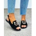 Eleganckie Sandały Damskie Ze Skóry Naturalnej Casai Black