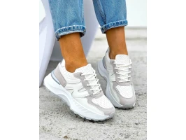 Białe Sneakersy Na Platformie New Blances