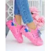 Różowe Buty Sportowe Na Platformie Fit Love