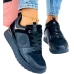 Czarne Klasyczne Buty Sportowe Elegance