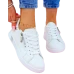 Białe Trampki Buty Sportowe Ze Skóry Evolutions