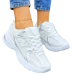 Białe Sneakersy Buty Sportowe Na Platformie New B 530