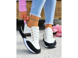 Czarne Sneakersy Buty Sportowe Louis