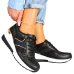 Czarno-Złote Sneakersy Buty Sportowe Damskie Vitton