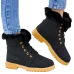 Buty Zimowe Trapery Ocieplane Botki Z Futerkiem